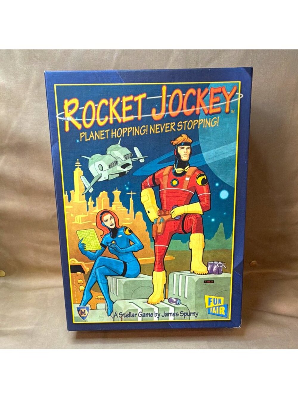 Rocket Jockey Card Game Mayfair Games James Spurny Mensa Select Complete 2012